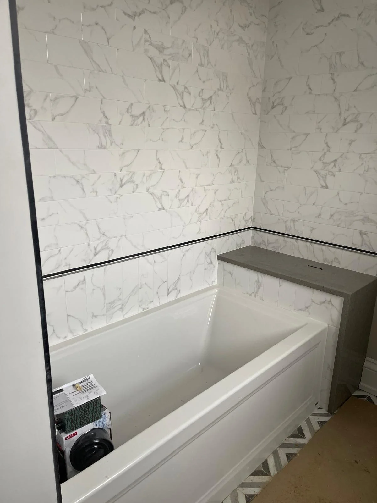 Bathroom remodeling project