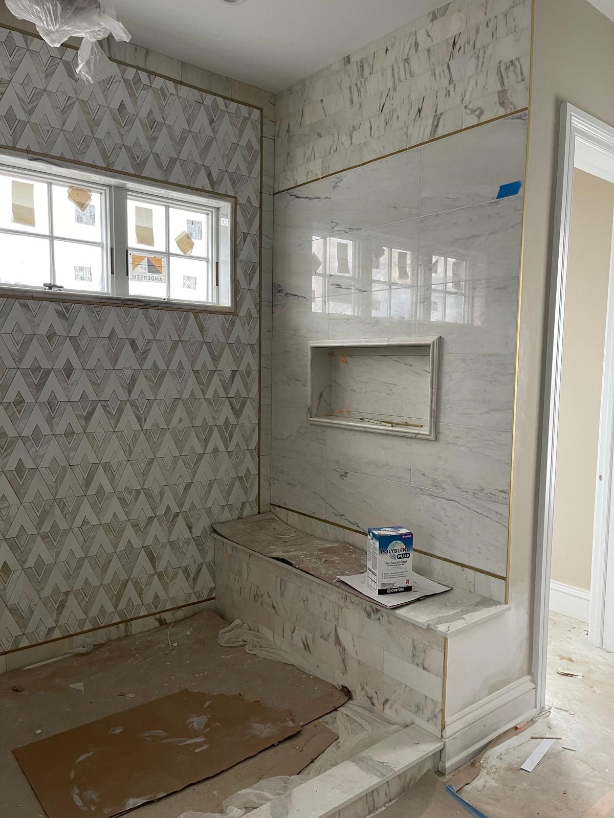 Bathroom remodeling project