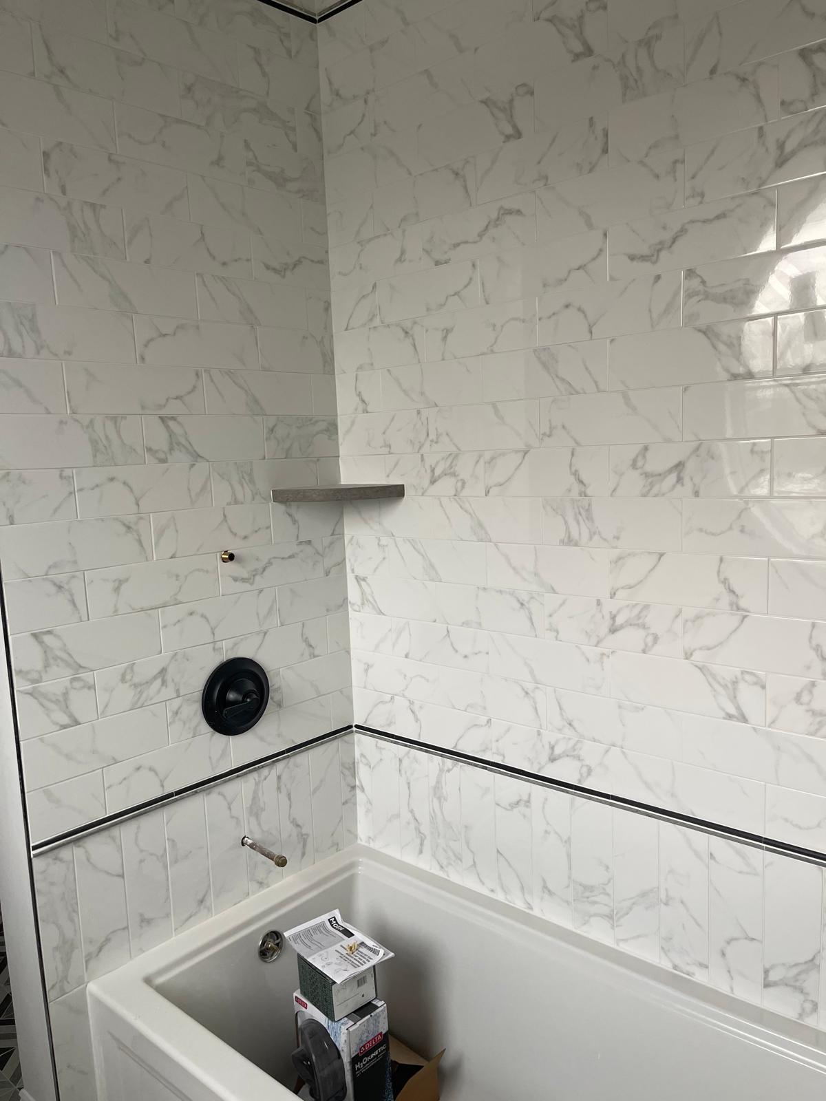 Bathroom remodeling project